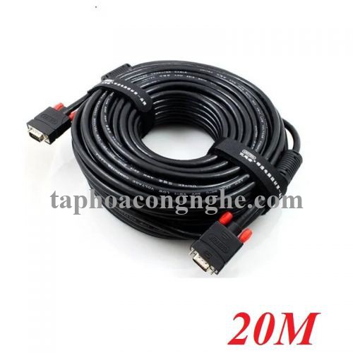 Unitek 97862 Y-C508A 3C+6 20M Màu Đen Cáp tín hiệu Vga LCD 30097862